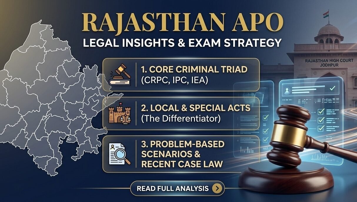 Rajasthan APO: Essential Legal Insights on the Shifting Exam Pattern